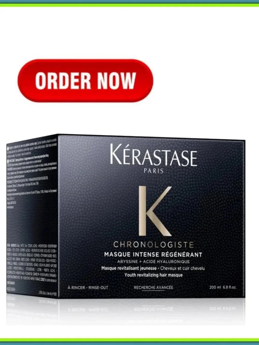 Kerastase Chronologiste Youth Revitalizing Hair Masque 200mL, 6.76 fl oz - Picture 12 of 16